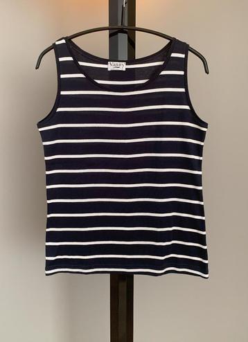 Zomers topje blauw/wit streep Vanity - nieuw.  beschikbaar voor biedingen