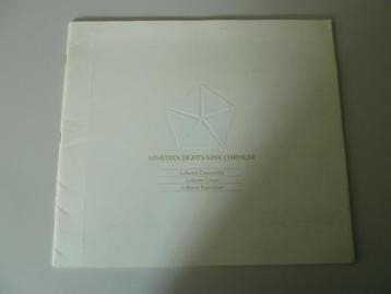1989 Chrysler Le Baron Grote Prestige Brochure USA beschikbaar voor biedingen