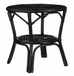 Mica bijzettafel zwart 55cm NIEUW!, Ophalen, Nieuw, Rond, Kunststof