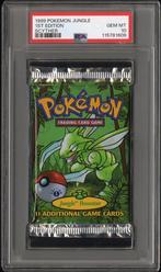1st Edition Jungle Booster Pack 1999 - PSA 10 GEM MINT, Ophalen, Nieuw, Booster