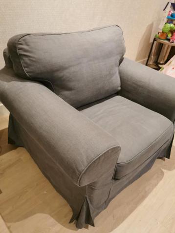 Ikea Ektorp fauteuil grijs - comfortabel en stijlvol! - afbeelding 2
