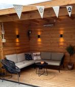 Loungeset Kopenhagen antraciet metaal. Zo goed als nieuw!, Ophalen, Zo goed als nieuw