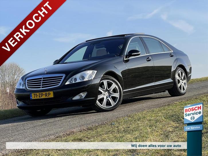 Mercedes S-Klasse S350 Lang / Pano / Org NL / 2e eigenaar /, Auto's, Mercedes-Benz, Bedrijf, Te koop, S-Klasse, ABS, Achteruitrijcamera