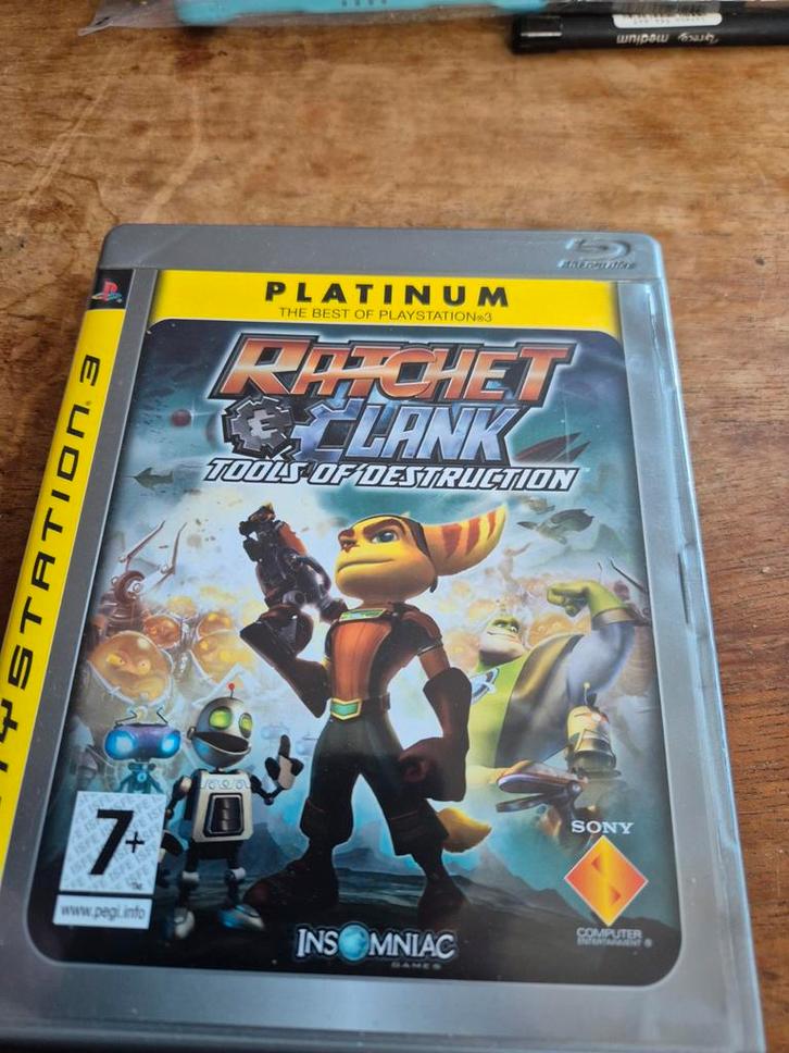 Ratchet & Clank: Tools of Destruction (PS3), Spelcomputers en Games, Games | Sony PlayStation 3, Gebruikt, Avontuur en Actie, 1 speler