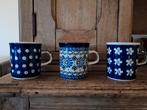 3 koffie kopjes bunzlau castle, Ophalen of Verzenden, Zo goed als nieuw, Overige materialen, Minder dan 25 cm
