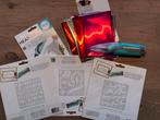 We R Memory Keepers Heat Wave Foil pen met mallen en foil., Ophalen, Gebruikt, Gereedschap of Toebehoren