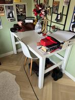 Hoppekids Bureau + Stoel Wit Hout, Ophalen, Zo goed als nieuw