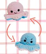 Double sided octopus plushie, Ophalen of Verzenden, Nieuw, Overige typen