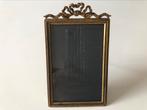 Vintage  koperen striklijstjé, strikfotolijstje 12x 7 cm, Ophalen of Verzenden