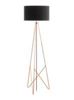 Eglo stalamp rosegoud driepoot van 150 euro voor 70, Ophalen, Zo goed als nieuw, Minder dan 100 cm