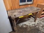 Werkbank met timmermansschroef - 150x60cm, Ophalen of Verzenden, Gebruikt, 120 tot 170 cm, Bankschroef