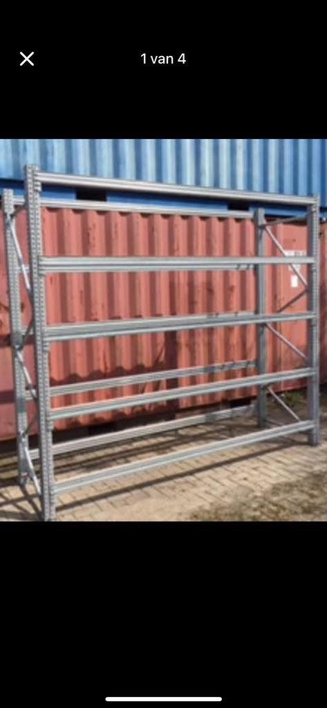 Metalen grootvakstelling Legbordstelling opslag stelling ️, Doe-het-zelf en Verbouw, Werkbanken, Ophalen