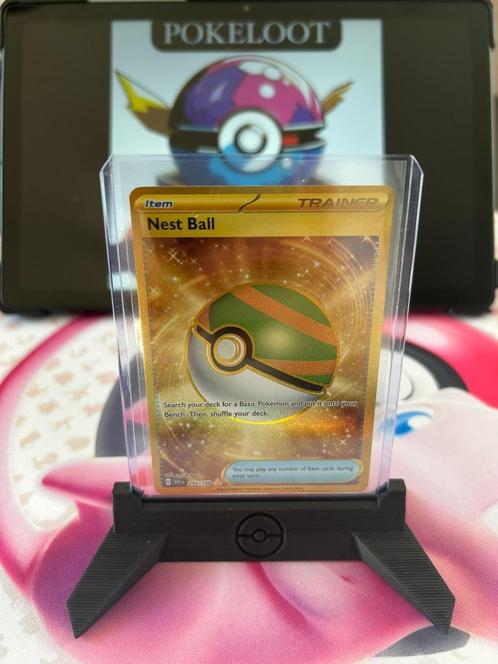 Nest Ball Scarlet & Violet, Hobby en Vrije tijd, Verzamelkaartspellen | Pokémon, Nieuw, Losse kaart, Verzenden