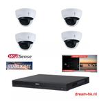 5MP Dahua StarLight WizSense IP POE  set /NVR+4x cameras, Ophalen of Verzenden, Nieuw, Buitencamera