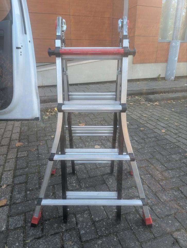 Altrex 4x4 vandaag ophalen, brengen kan ook, Doe-het-zelf en Verbouw, Ladders en Trappen, Zo goed als nieuw, 4 meter of meer, Ophalen of Verzenden