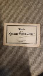 Antiek: Schule für die Konzert=Violin=Zither, serie nr 112, Gebruikt, Klassiek, Les of Cursus, Ophalen of Verzenden
