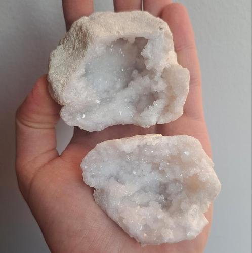 Edelstenen geode set edelsteen verzameling mineralen geodes, Verzamelen, Mineralen en Fossielen, Mineraal, Ophalen of Verzenden