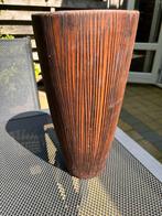 Aardewerken Vaas - bruin - Handgemaakt - 40cm, Ophalen, Gebruikt, Overige kleuren, Aardewerk of Porselein