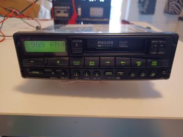 autoradio / cassette speler , philips dc632 , oldtimer beschikbaar voor biedingen