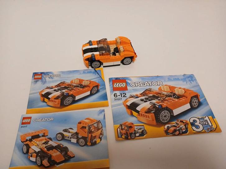 Lego 31017 creator racewagen of vrachtwagen 3 in1 lego, Kinderen en Baby's, Speelgoed | Duplo en Lego, Zo goed als nieuw, Ophalen of Verzenden