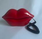 Vintage red lips telefoon Telemania 80s, Ophalen of Verzenden, Huis en Inrichting