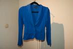King Louie jasje soepel vallend azuur blauw kraag knopen M, Maat 38/40 (M), Zo goed als nieuw, Jasje, King Louie