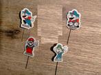Super Mario vintage speelgoed logo speldjes plastic Nintendo, Ophalen of Verzenden, Gebruikt, Merk