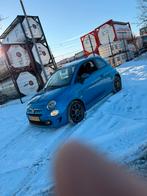 Fiat 500 Twinair Turbo 105pk 2017 Blauw, Auto's, Fiat, Voorwielaandrijving, 31 €/maand, Origineel Nederlands, Handgeschakeld
