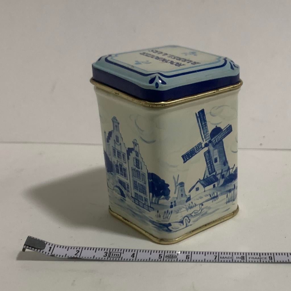 3 Vintage Blikken Zeeuwse roomboter babbelaars, Ophalen of Verzenden, Gebruikt, Koek(jes), Overige merken