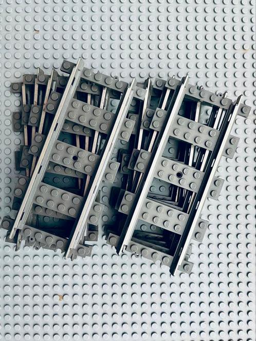 LEGO 9V treinen 4515 Rechte rails, Kinderen en Baby's, Speelgoed | Duplo en Lego, Gebruikt, Lego, Complete set, Ophalen of Verzenden