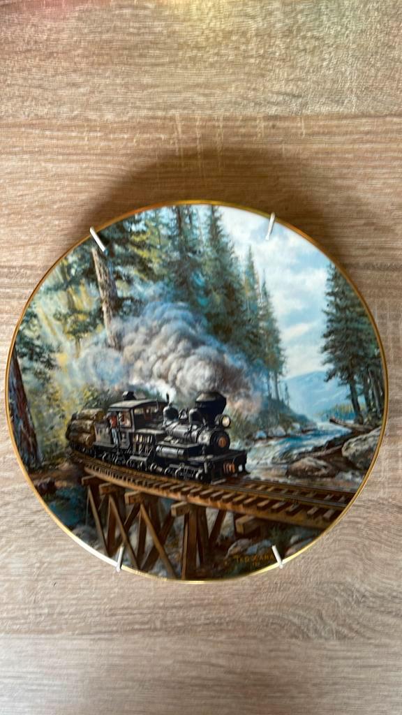 Theodore Xaras - Age of Steam Bord, Antiek en Kunst, Antiek | Wandborden en Tegels, Ophalen of Verzenden