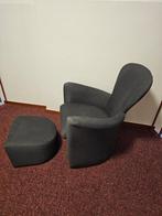 leolux fauteuil  hocker, bioscoopbank ,dekenkist, jas,schoen, Ophalen, Gebruikt, Stof, 75 tot 100 cm