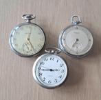 3 zakhorloges, Overige merken, Zakhorloge, Staal, Verzenden