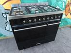 Smeg gasfornuis 90cm Zwart/Inox Bezorging mogelijk, Ophalen, 60 cm of meer, Zo goed als nieuw, Smeg italia