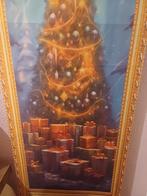 Muur/raam banner kerst100/40cm of rudolf 60cm, Ophalen, Zo goed als nieuw, Zwart