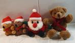 Kerst versiering  4 stuks, grootste beertje is 18 cm, Ophalen of Verzenden