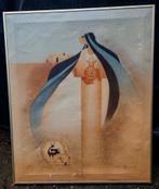 Franse Art Deco schilderij Orientaalse vrouw, ges. Pascal, Antiek en Kunst, Ophalen of Verzenden