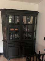 Zwarte kast, Huis en Inrichting, Kasten | Buffetkasten, Ophalen, Gebruikt, 100 tot 150 cm, 150 tot 200 cm