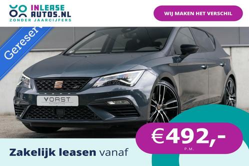 Seat Leon 2.0 TSI CUPRA Schaalstoelen DSG Pano Beats, Auto's, Seat, Bedrijf, Lease, Financial lease, Leon, ABS, Achteruitrijcamera