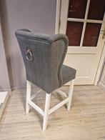 OPRUIMING 1 Landelijke Barstoel Daisy Antraciet €274 NU €125, 1 kruk, Ophalen of Verzenden, Nieuw, 60 tot 90 cm