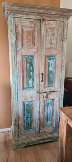 Indiase kast - 190x76x45cm, Ophalen, 50 tot 100 cm, Indiase, 150 tot 200 cm