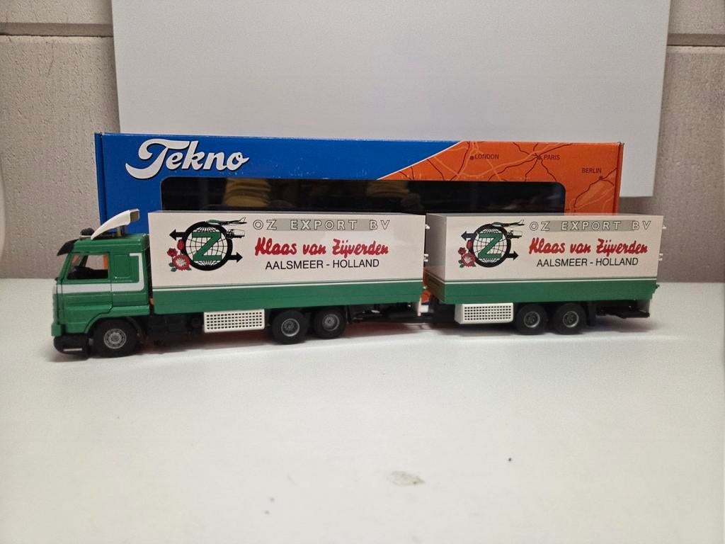 Tekno Scania 113 Streamline Klaas van Zijverden Aalsmeer, Ophalen of Verzenden, Zo goed als nieuw, Bus of Vrachtwagen, Tekno