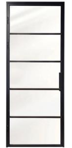 Binnendeur van Austria nero industriale piave 93x241,5rechts, Ophalen, 80 tot 100 cm, Binnendeur, M