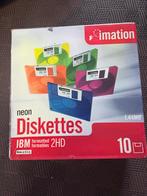 DISKETTES IBM 2HD neon - sealed, Ophalen of Verzenden, Nieuw, Overige typen, Imation