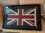 Britse vlag in lijst (60x90), Ophalen, Hout, 50 tot 75 cm