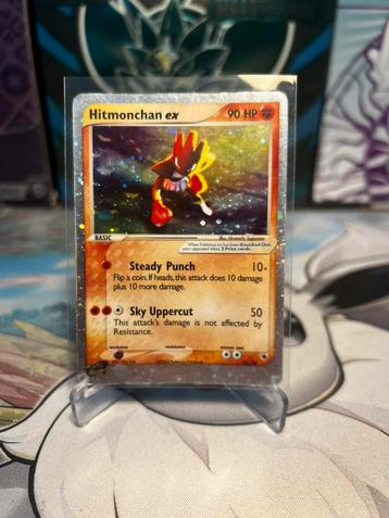 Hitmonchan EX 98 Holo Pokemon Kaart beschikbaar voor biedingen