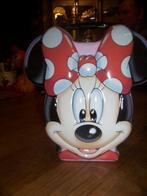 Disney Minnie Mouse bliken lunchtrommel 19x17cm, Verzamelen, Disney, Ophalen of Verzenden, Mickey Mouse, Gebruikt, Beeldje of Figuurtje