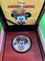 Mickey mouse 1oz proof zilveren munt christmas carol, Postzegels en Munten, Ophalen of Verzenden, Zilver