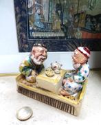 Oezbekistan gesigneerd oud beeldje: thee ceremonie. Handmade, Verzenden