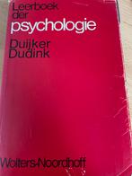 Leerboek der psychologie - Duijker Dudink, Ophalen of Verzenden, Gelezen, Overige onderwerpen